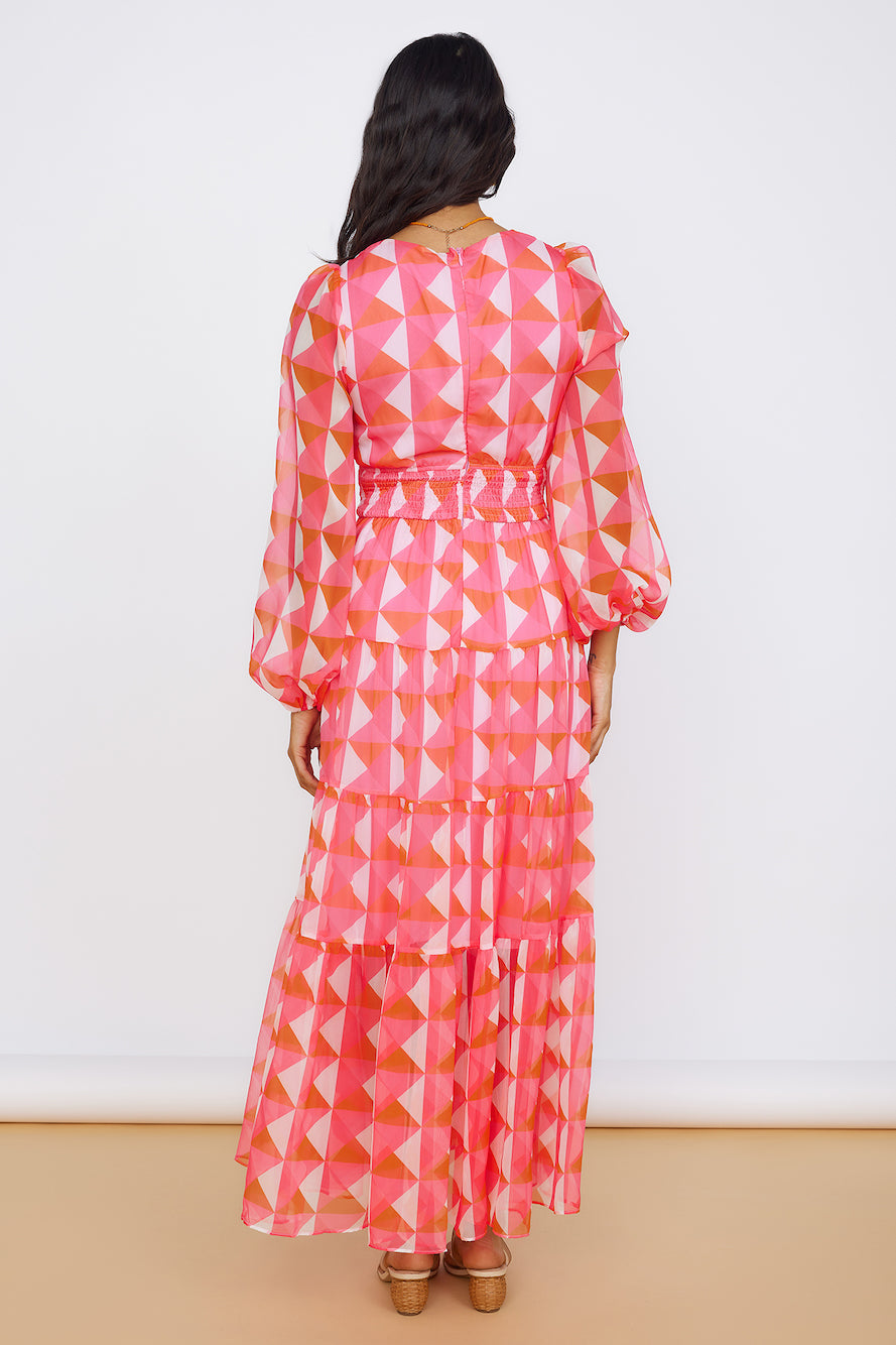 Delightful Dream Maxi Dress Pink