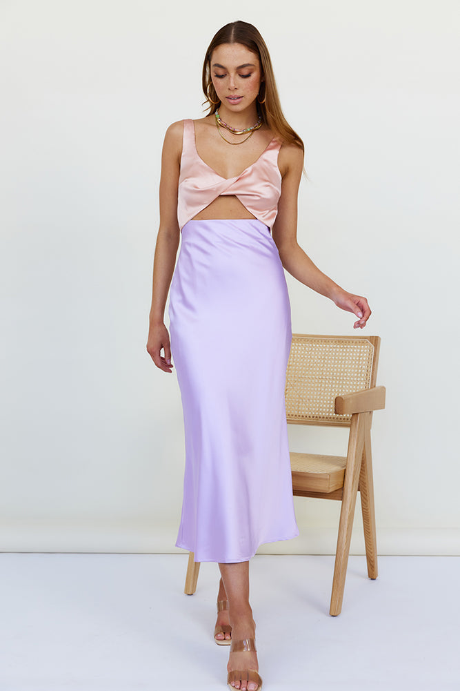 When You Breathe Maxi Dress Purple