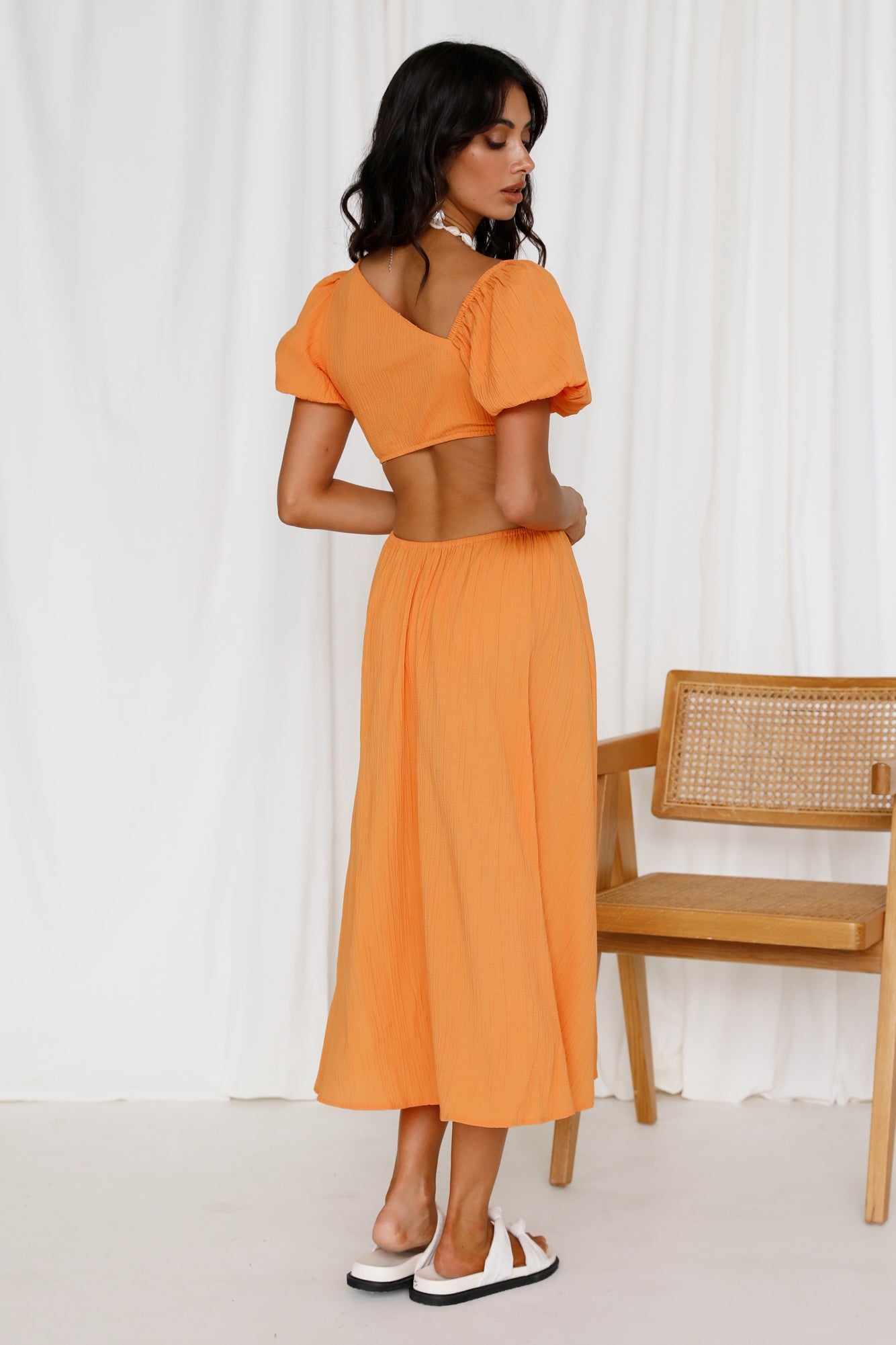 Scent Of Jasmine Maxi Dress Orange