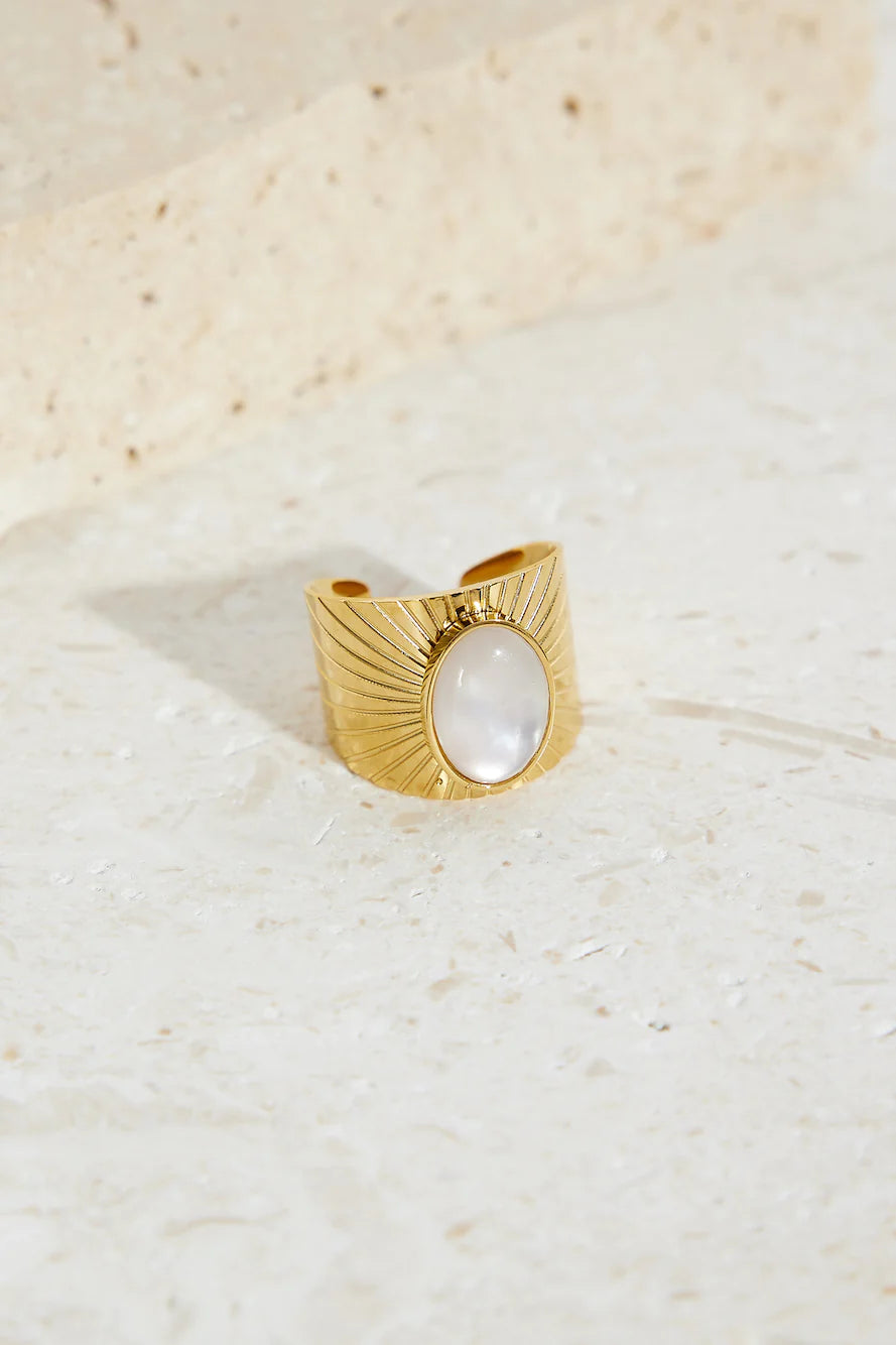 18K Gold Plated Made To Shine Ring Gold