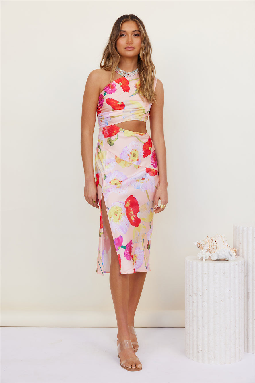 Slow Thoughts Midi Dress Floral