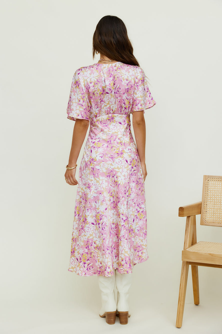 Tulipa Midi Dress Floral