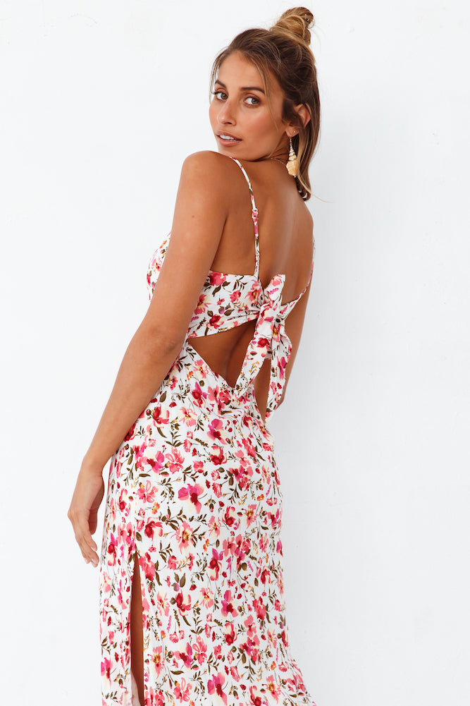 Rosy Cheeks Midi Dress