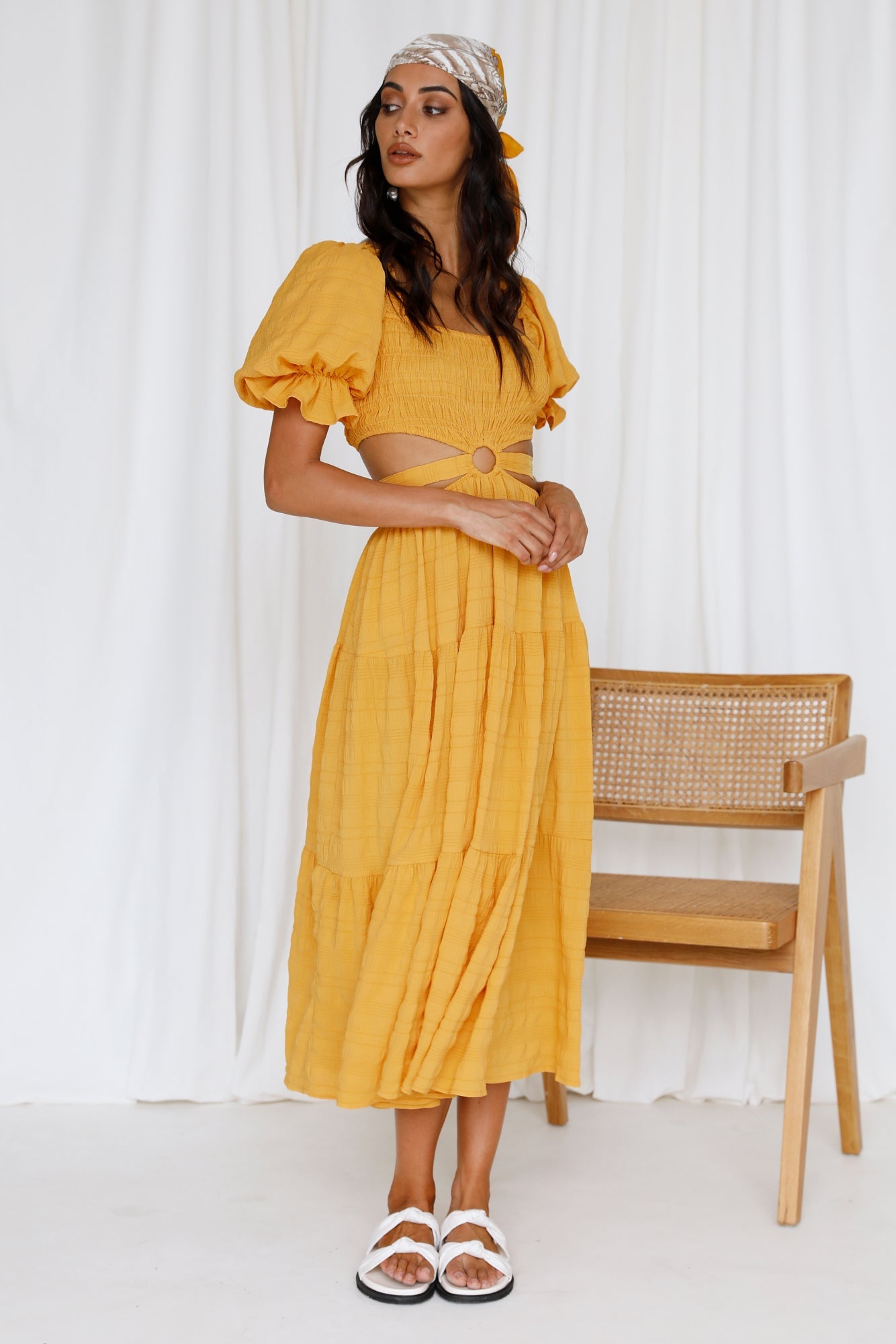 Just Some Days Maxi Dress Yellow