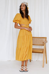 Just Some Days Maxi Dress Yellow