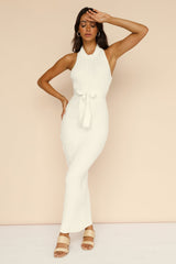 Polar Suns Maxi Dress White