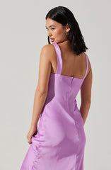 Stacie Satin Maxi Dress