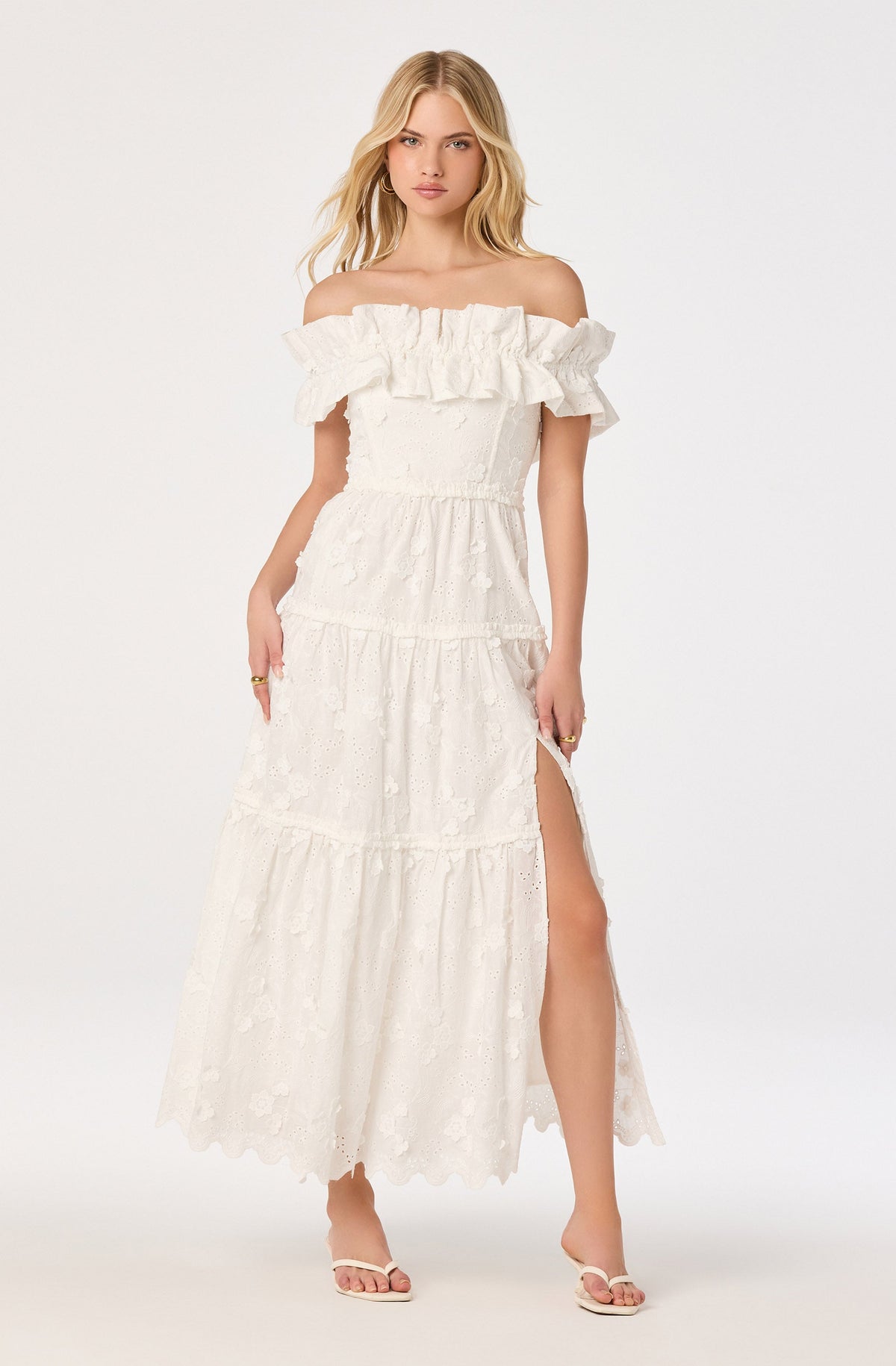 Piccola Off Shoulder Maxi Dress