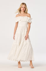 Piccola Off Shoulder Maxi Dress