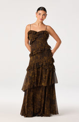 Journee Tiered Maxi Dress
