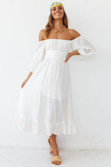 Eternal Dreaming Maxi Dress White