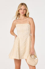 Natalya Floral Embroidered Mini Dress