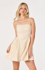 Natalya Floral Embroidered Mini Dress