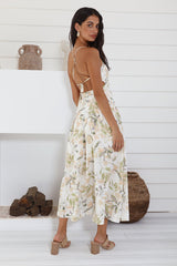 Olive Tree Maxi Dress Green