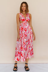 Pomegranate Maxi Dress