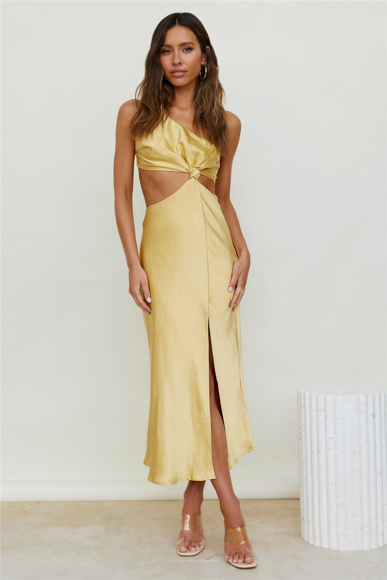 Evening Stars Maxi Dress Yellow