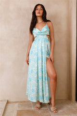 Manifesting Us Maxi Dress Blue