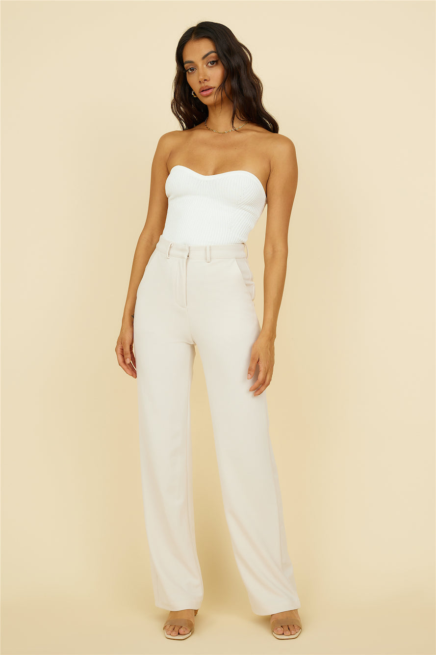 SNDYS Brooklyn Suit Pants Cream