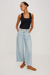 Angeleno Wide Leg Crop - Scuba