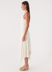 Alise Midi Dress - White