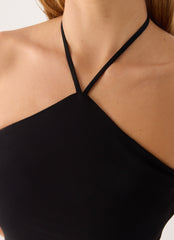 Anouk Halter Maxi Dress - Black