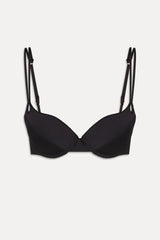 Cherish Push Up Bikini Top - Black