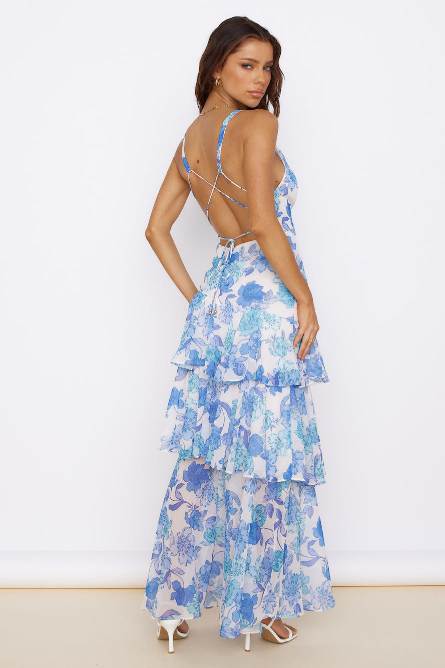 Foolish One Maxi Dress Blue