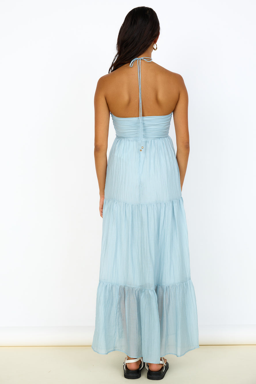 Heavenly Delight Maxi Dress Blue