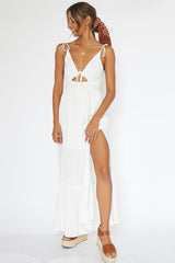 Liberation Maxi Dress White