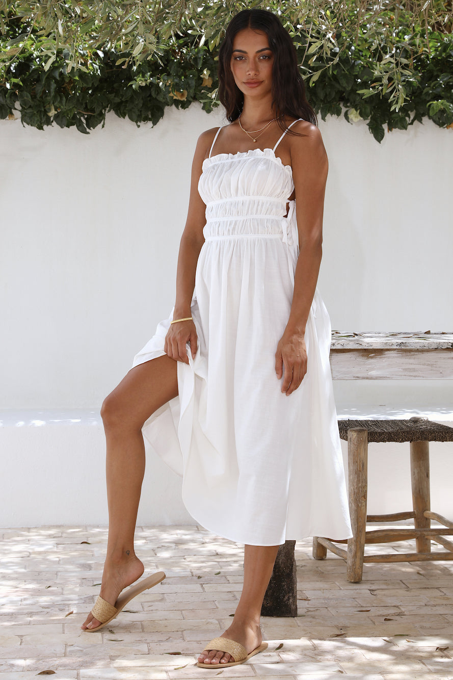 Home To You Maxi Dress White