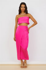 The Right Place Maxi Skirt Pink