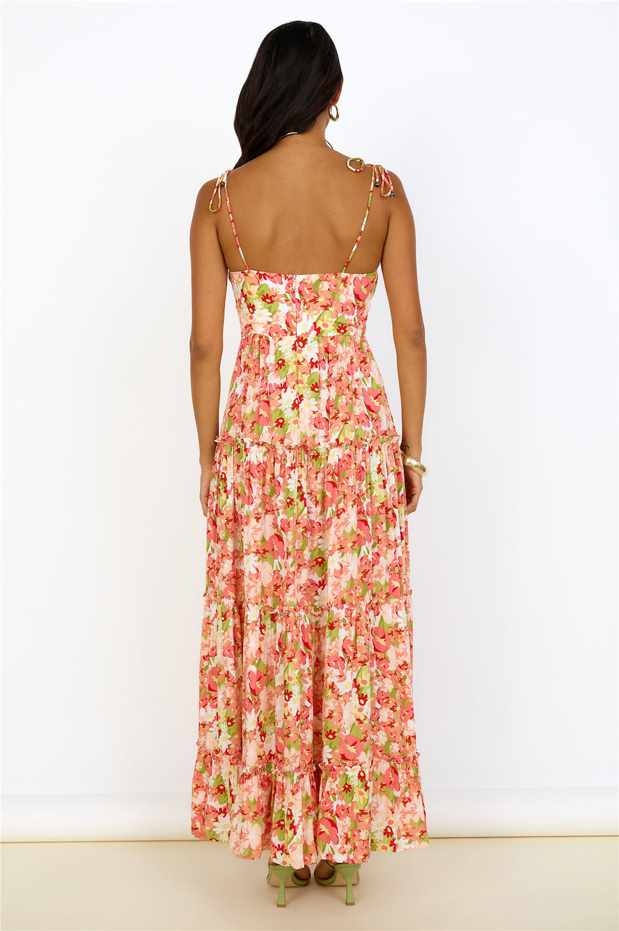 Raspberry Lemonade Maxi Dress Pink