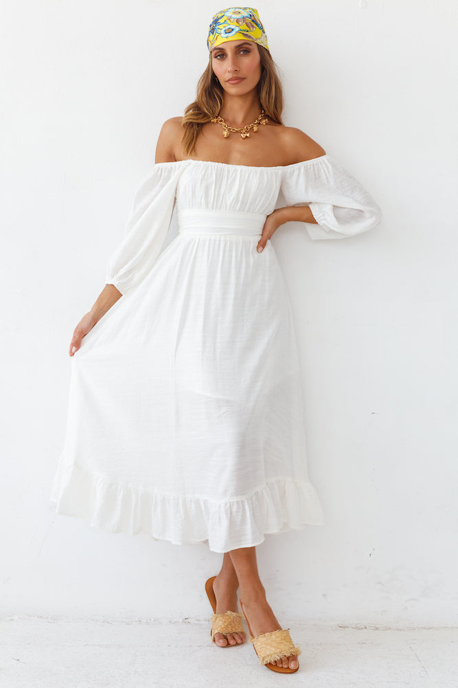 Eternal Dreaming Maxi Dress White