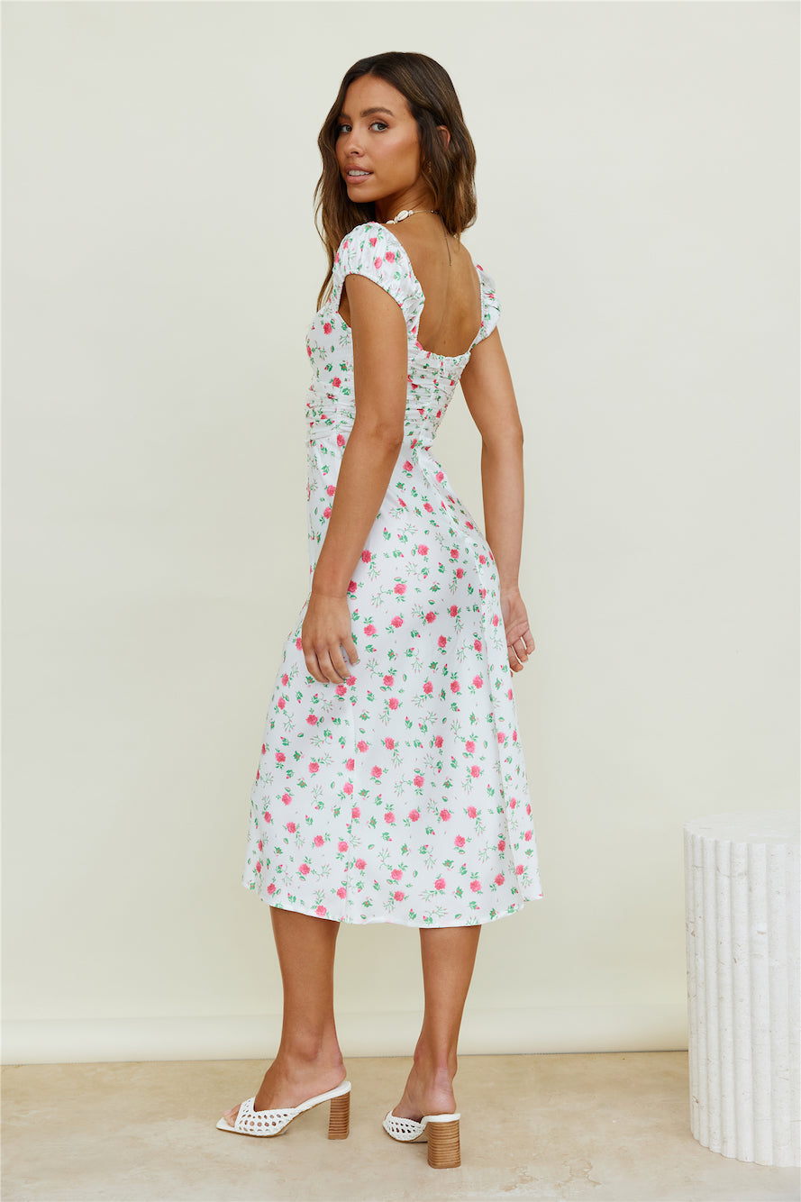 Flourishing Midi Dress Floral