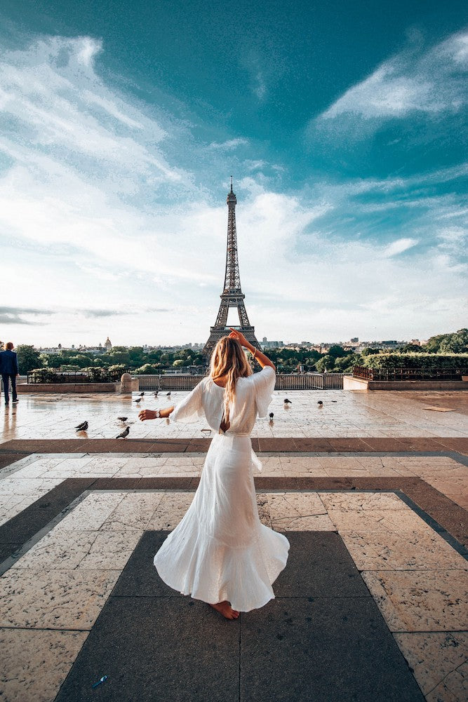 Still Water Maxi Dress White