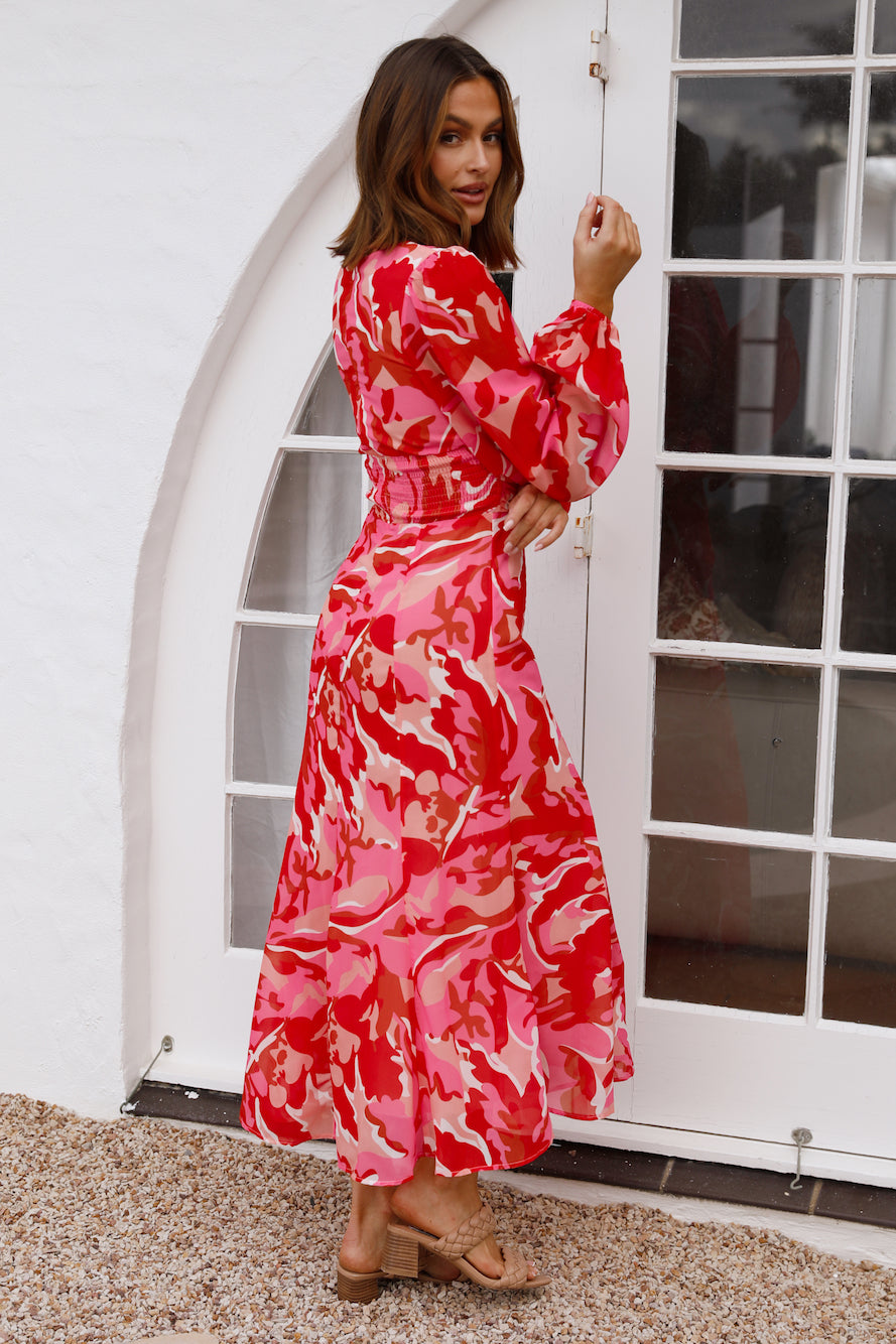 Love The Way Maxi Dress Red