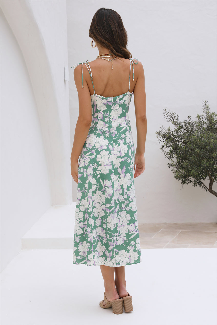 Low Tide Maxi Dress Green