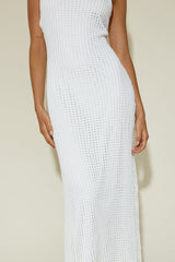 To Be Mine Maxi Dress White