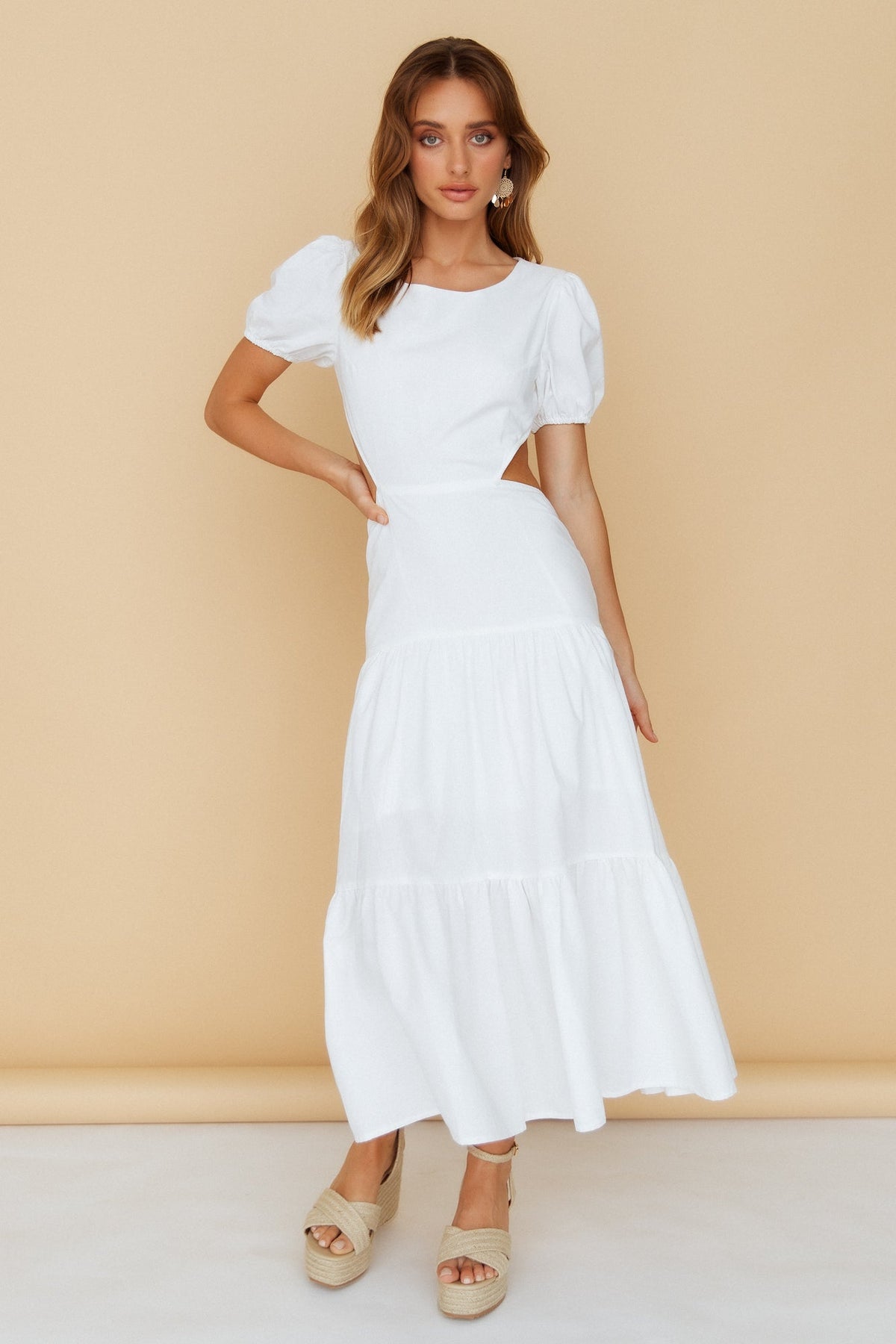 See You Again Maxi Dress White