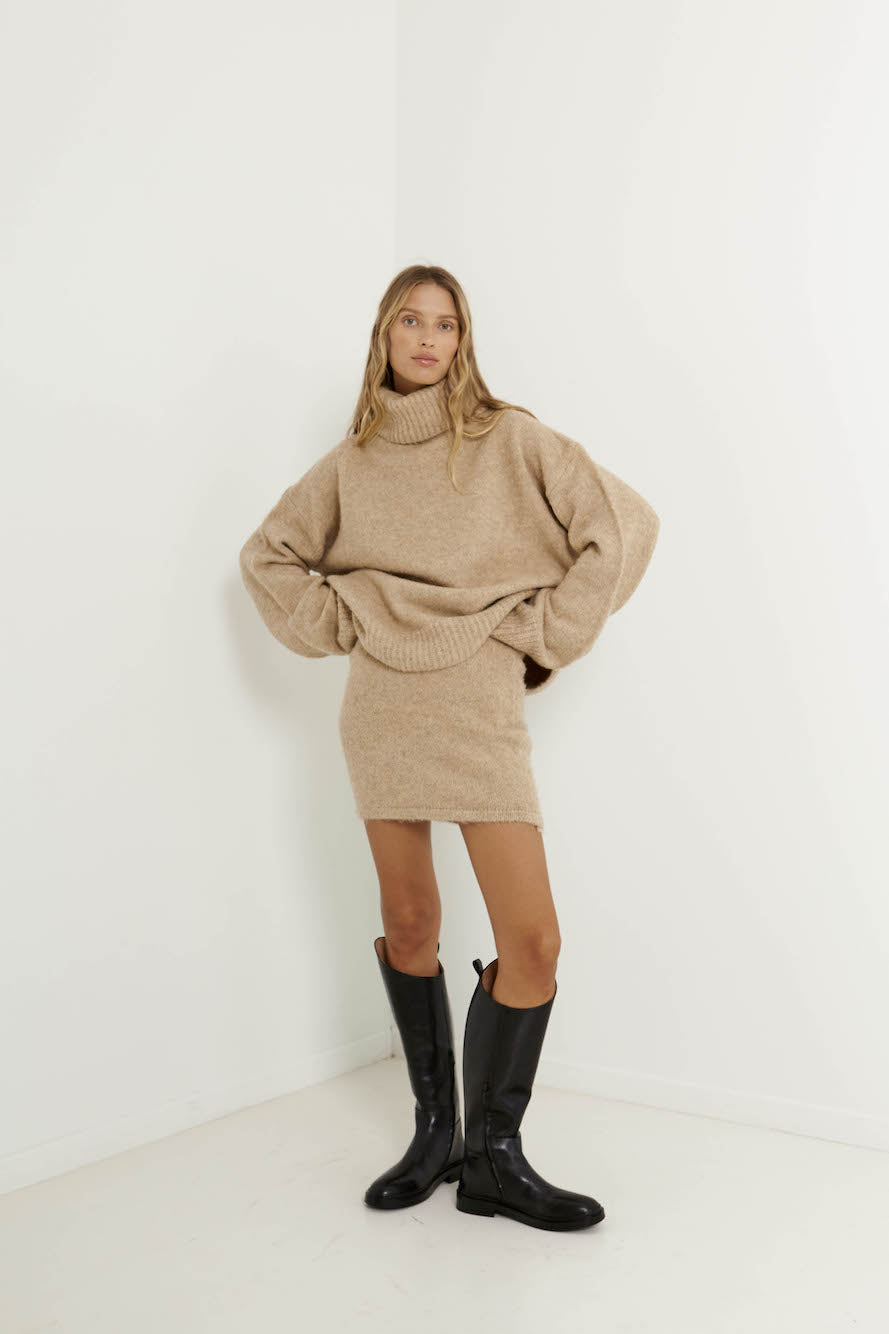 SNDYS Winnie Jumper Beige