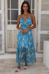 Sweet Music Maxi Dress Blue