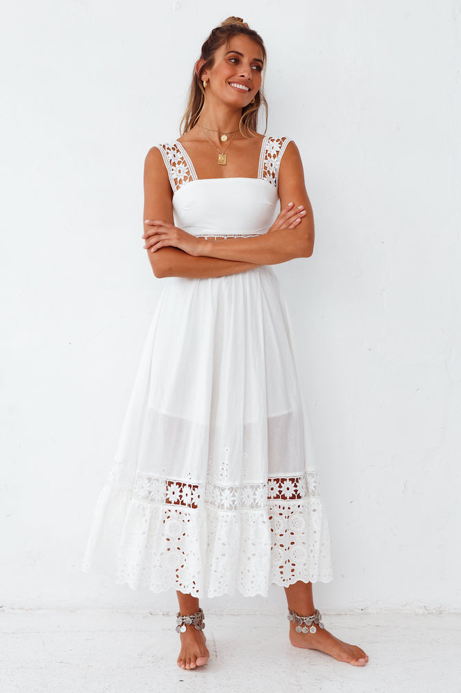 Eugenia Maxi Dress White