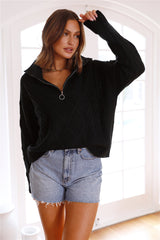 SNDYS Jax Knit Jumper Black