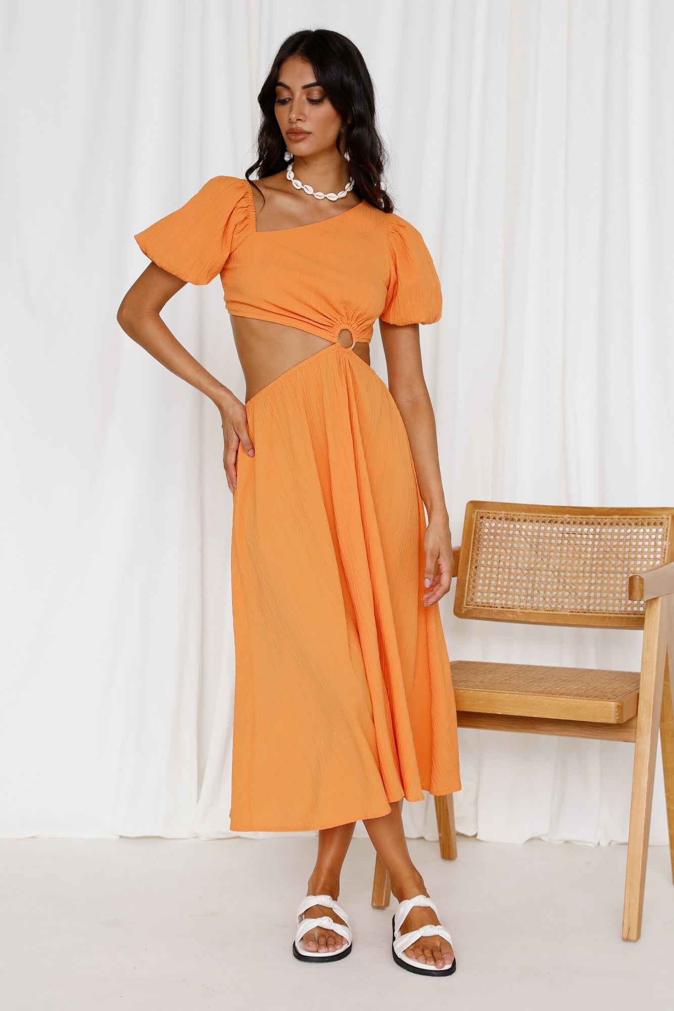 Scent Of Jasmine Maxi Dress Orange