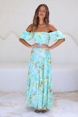 Dive Deeper Maxi Dress Green