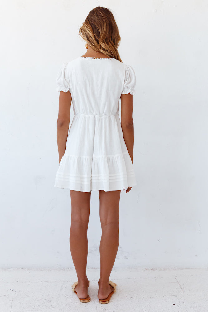 Summer Clouds Dress White