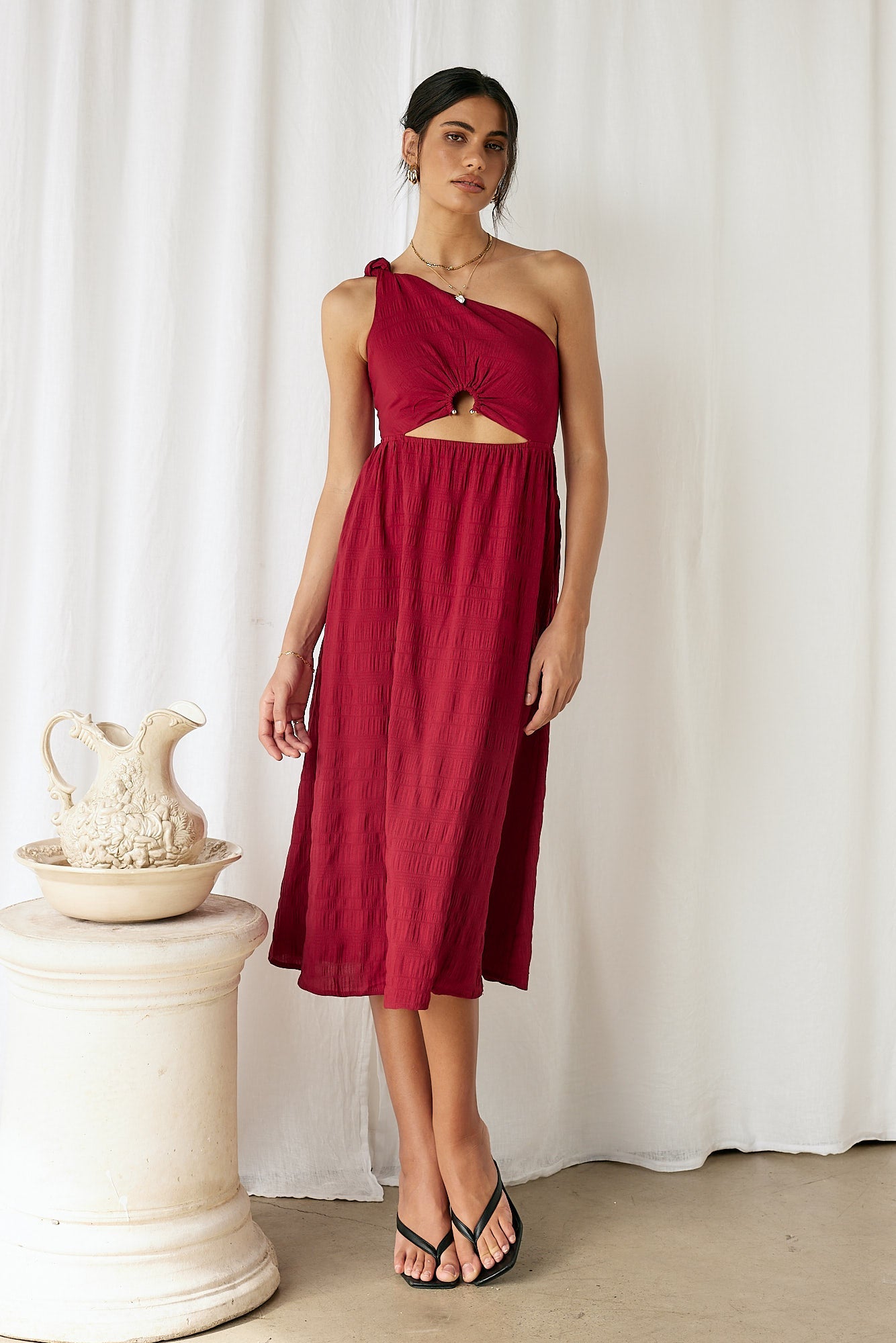 Dive In Maxi Dress Red