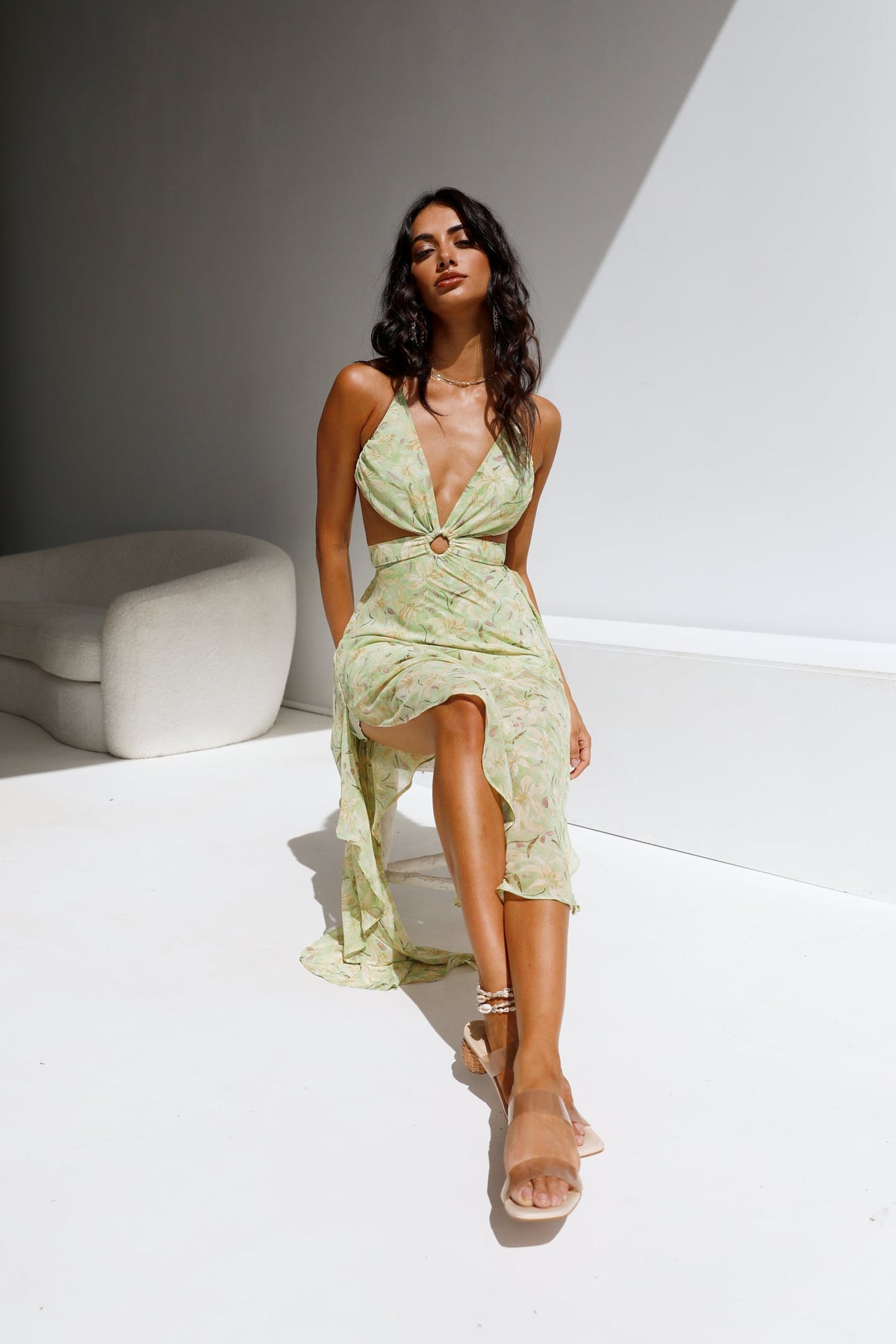 Changing Seasons Maxi Dress Green