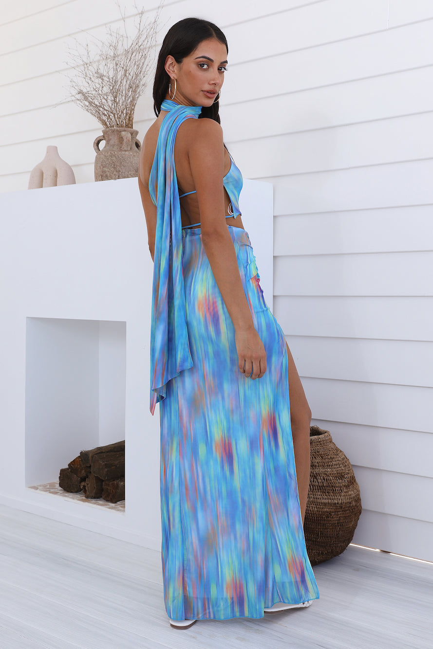 Deep Desire Maxi Dress Blue