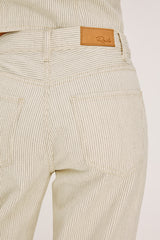 Belmont Arc - Ecru Railroad Stripe